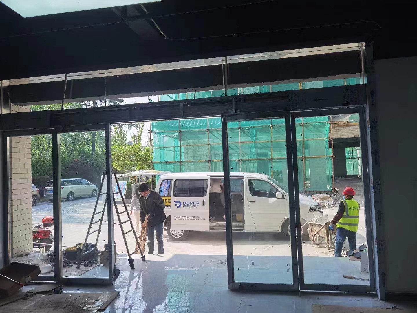 江阴市玻璃感应门定做